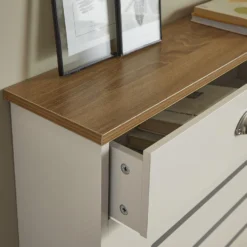 Barnford Medium Radiator Cover With Drawers In Cream & Oak Effect 14 Barnford Medium Radiator Cover With Drawers In Cream & Oak Effect -Triton None Store 13938568 5885032803248577