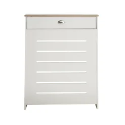 Barnford Small Radiator Cover With Drawer In Cream & Oak Effect 13 Barnford Small Radiator Cover With Drawer In Cream & Oak Effect -Triton None Store 13938569 8905032802719377