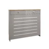 Barnford Medium Radiator Cover With Drawers In Grey & Oak Effect 1 Barnford Medium Radiator Cover With Drawers In Grey & Oak Effect -Triton None Store 13938570 1475032803000429