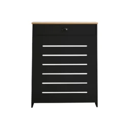 Barnford Small Radiator Cover With Drawer In Black & Oak Effect 13 Barnford Small Radiator Cover With Drawer In Black & Oak Effect -Triton None Store 13938572 1275032803213300