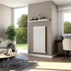Thames Designer Radiator 1200x595 White -Triton None Store 13998130 2124995425299299