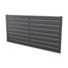 Thames Horizontal Designer Radiator 595x1200 Anthracite