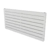 Thames Duplex Horizontal Designer Radiator 595x1200 White -Triton None Store 13998182 1314995428206188