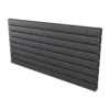 Thames Duplex Horizontal Designer Radiator 595x1200 Anthracite -Triton None Store 13998185 1814995427730787