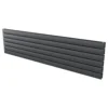 Thames Duplex Horizontal Designer Radiator 445x1800 Anthracite -Triton None Store 13998193 1864995428004144