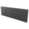 Thames Duplex Horizontal Designer Radiator 595x1800 Anthracite -Triton None Store 13998195 1334995428369973