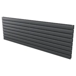 Thames Duplex Horizontal Designer Radiator 595x1800 Anthracite
