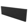 Eden Duplex Horizontal Designer Radiator 584x1800 Anthracite -Triton None Store 13998242 1314995426460422