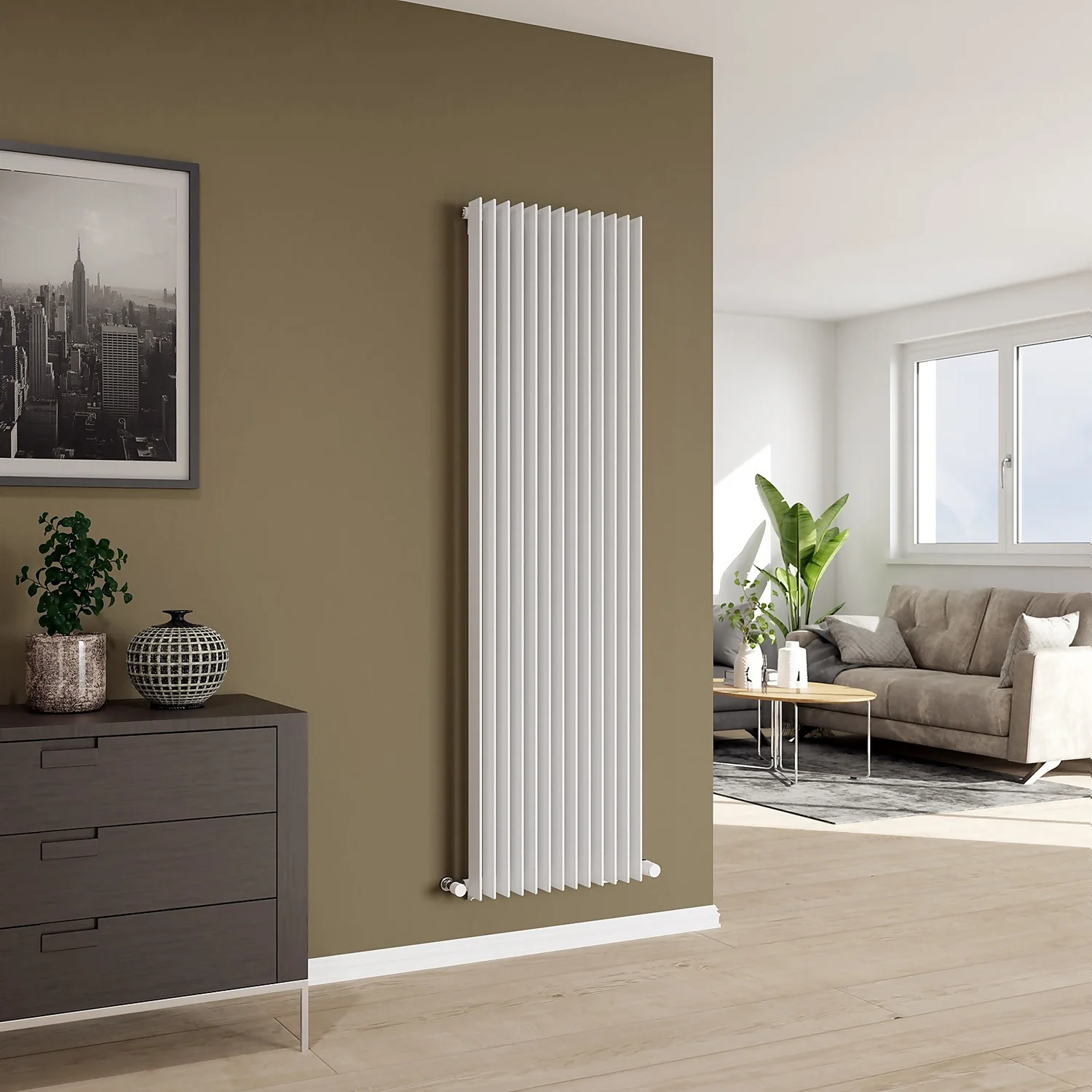 Trent Designer Radiator 1800x500 White 4 Trent Designer Radiator 1800x500 White - Image 2