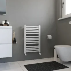 Clyde Designer Towel Radiator 765x480 White -Triton None Store 13998264 3024995426137088