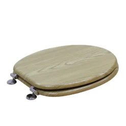 Wooden Toilet Seat - Light Oak -Triton None Store 14195093 1175022430645095