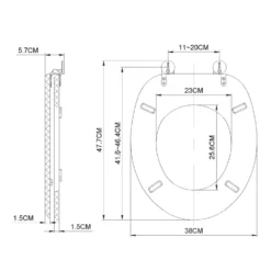 Wooden Toilet Seat - Light Oak -Triton None Store 14195093 5805022430730967