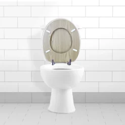 Wooden Toilet Seat - Light Oak -Triton None Store 14195093 6185022430698291