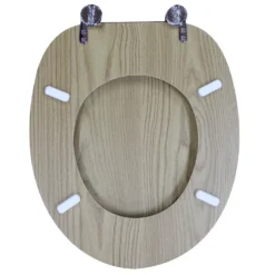 Wooden Toilet Seat - Light Oak -Triton None Store 14195093 8995022430671087