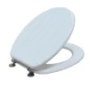 Wooden Tongue & Groove Toilet Seat - White -Triton None Store 14195094 1385022430537116