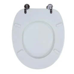 Wooden Tongue & Groove Toilet Seat - White -Triton None Store 14195094 1685022430658208