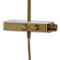 Triton Push Button Mixer Shower - Brushed - Brass 12 Triton Push Button Mixer Shower - Brushed - Brass -Triton None Store 14198061 6075009423355465